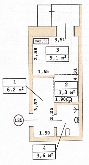 Квартира студія з ремонтом Гостомель - зображення 6