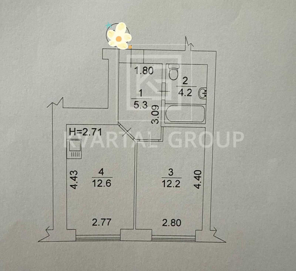 1 кімнатна в новому будинку з бомбосховищем Ирпень - изображение 8