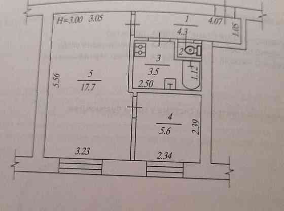 Продаж 2к квартири 31.6 кв. м на вул. Мирна Харьков