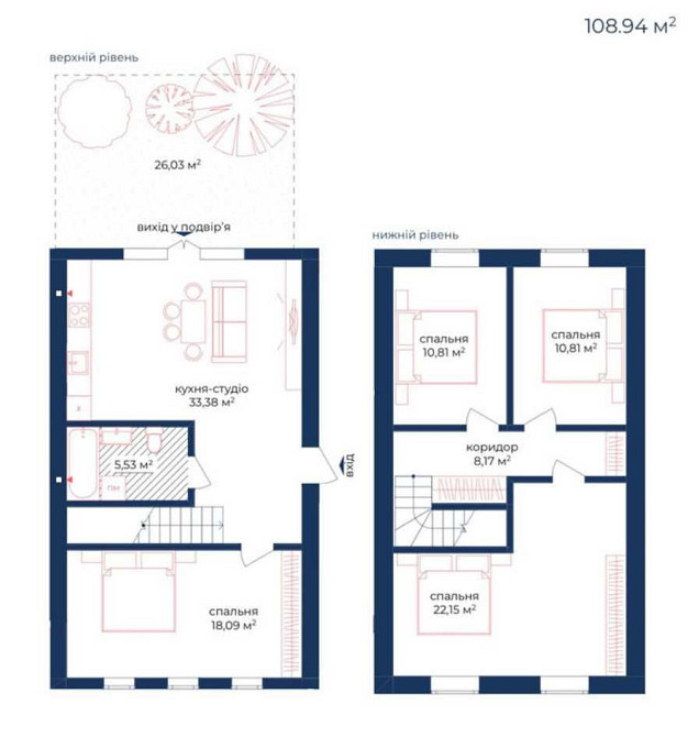 Чотирьохкімнатна квартира 108м² в Києві. Для інвестицій Київ - зображення 1