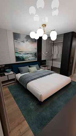 Євродвушка в Києві 37м². Віддалене придбання. ЖК Liverpool House Киев