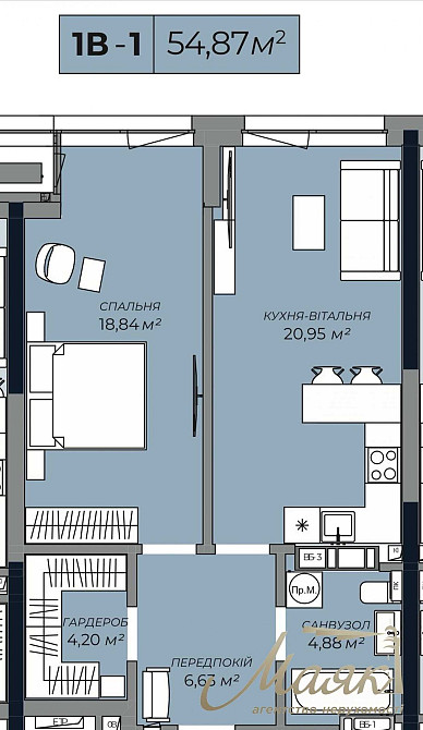 Продажа квартиры 55м2, ЖК А136, Антоновича, центр ! Киев - изображение 7
