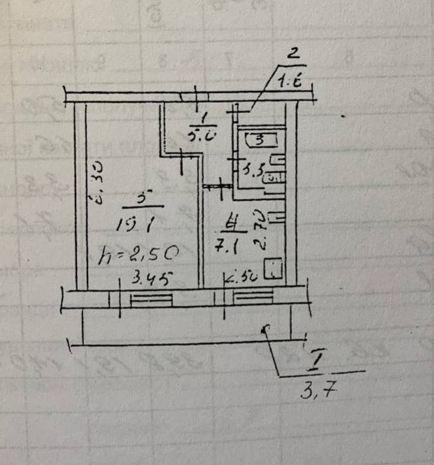 Продам 1кв ж/м Покровський Дніпро - зображення 1