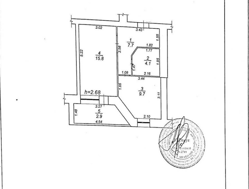 Продаж 1к квартира на Водопровідній 40,2 RUBI 38614 Хмельницький - зображення 1