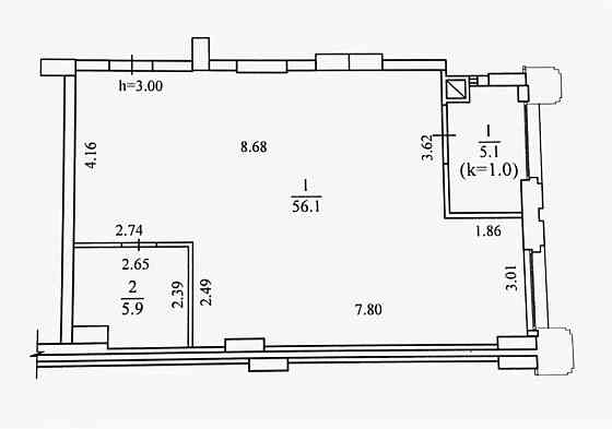 Продам 2-3К квартиру. Видовая. Центр, ЖК Женева Дніпро