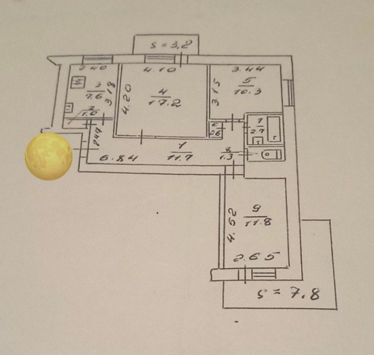 Продаж 3к квартири в цегляному будинку на 3 поверсі Суми - зображення 1