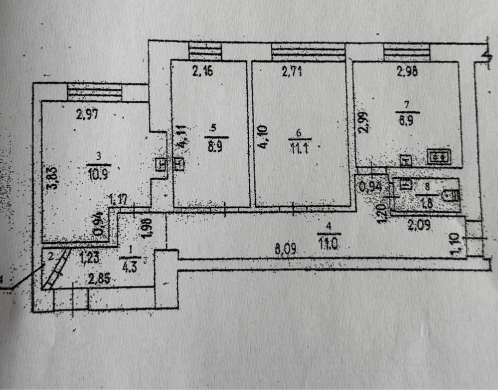 Продаж квартири, можливо під комерціяю, АВТОНОМНЕ ОПАЛЕННЯ Черкаси - зображення 6