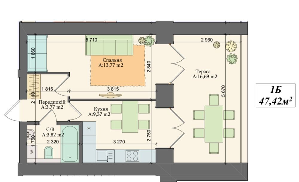 Без комісії! Видова однокімнатна квартира з терасою! Ірпінь - зображення 2