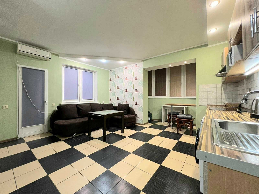 Урлівська 21а, спальня + кухня-вітальня, 1 кімнатна 55м2, м. Осокорки Київ - зображення 5