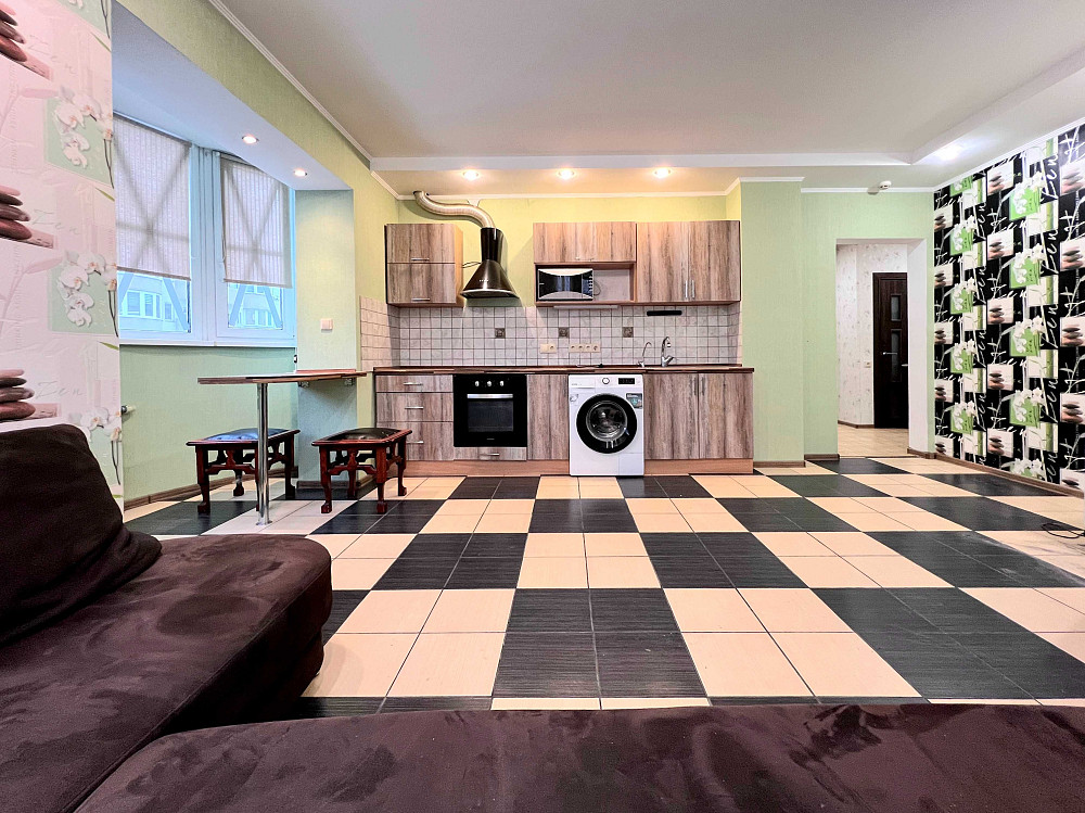 Урлівська 21а, спальня + кухня-вітальня, 1 кімнатна 55м2, м. Осокорки Київ - зображення 8