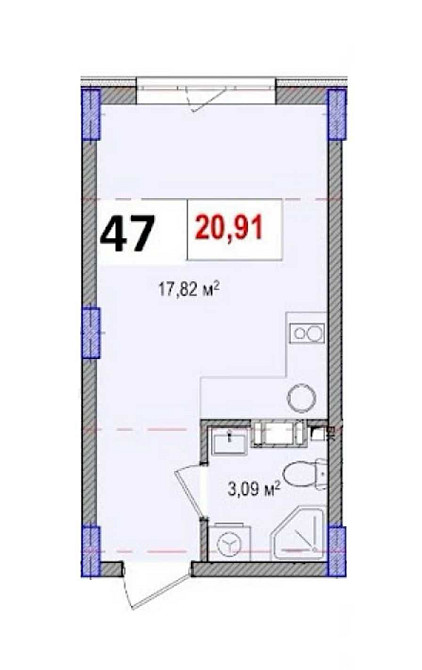 Сучасна квартира в новобуді у престижному районі Теремки Киев - изображение 1