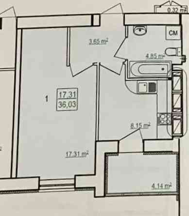 Власниця! ВИДОВА 1к кв в Новобудова ЖК Гідропарк, НЕ АГЕНТСТВО! Харків