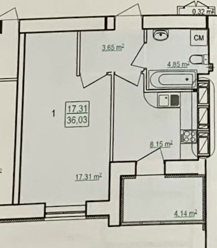 Власниця! ВИДОВА 1к кв в Новобудова ЖК Гідропарк, НЕ АГЕНТСТВО! Харків - зображення 3