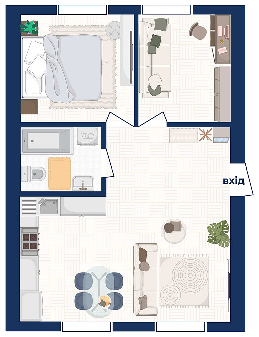 Євродвушка 50м². 3% знижка для військових Киев - изображение 3