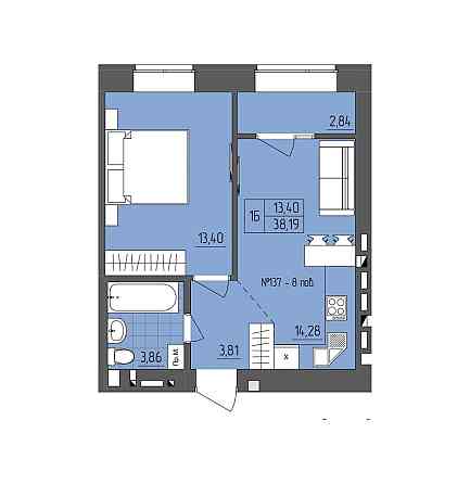 Однокімнатна квартира в Рівному — лише 36 500 $! Нетішин