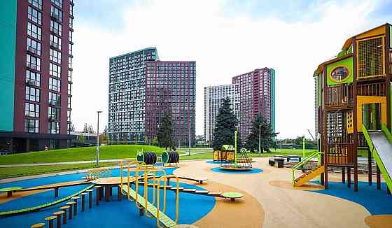 Вид з вікна у двір 1к квартира ЖК Діброва парк / Dibrova park Сирець Киев