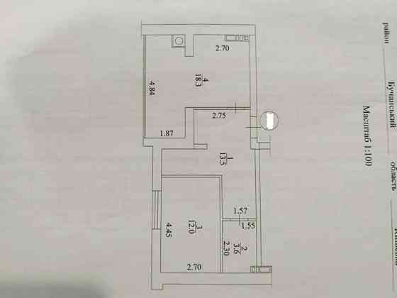 Без% Продаж 1 кімнатної кв-ри 48кв.м. з ремонтом Крюківщина Крюківщина