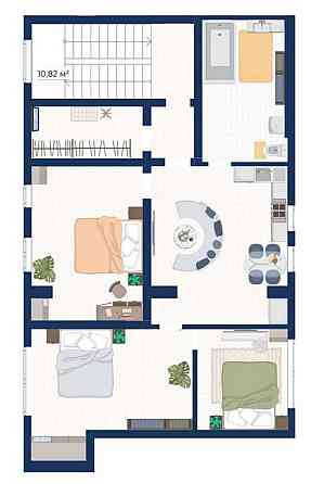 Трикімнатна квартира в ЖК Liverpool House в Києві Киев