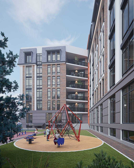 Трикімнатна квартира 92.53м² з двориком в ЖК Liverpool House Київ - зображення 1