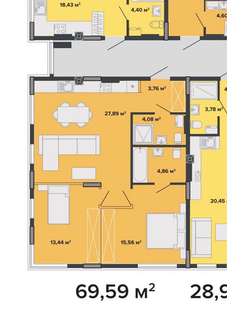 Квартира двокімнатна Святопетрівське (Києво-Свят.р-н) - зображення 2