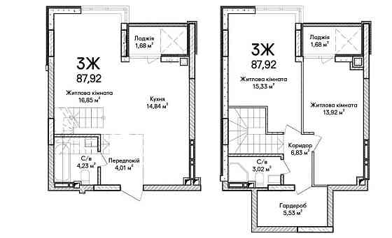 Простора 3-кімнатна квартира для родини!  Ірпінь. Лише 43 000грн/м2 Ірпінь