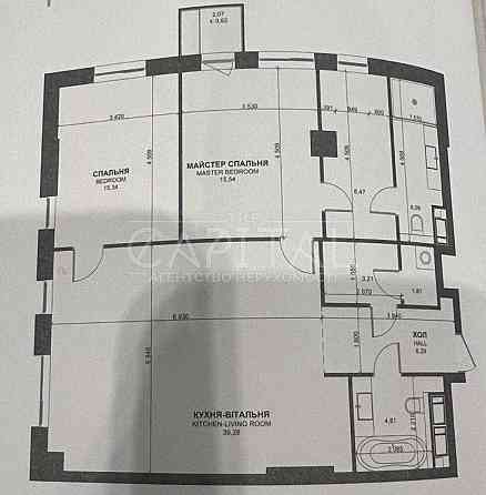 Продаж квартири в ЖК TRIIINITY 102 м2, 2 будинок, краще планування Киев