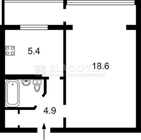 Краща ціна.1к.Русанівська набережна. Метро Лівобережна Киев - изображение 3