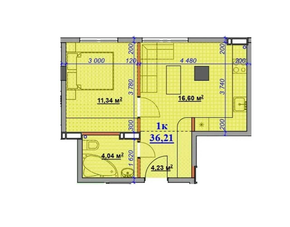 Готова до ремонту 1к квартира на Пасічній, Целевича Ивано-Франковск - изображение 7