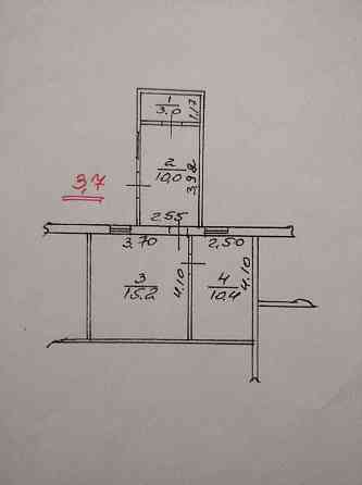 Продам 2-кімнатну квартиру (39 м2) в районі Нової Баварії. Харків