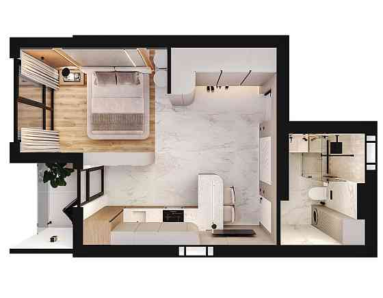 Новобудова ЖК "Набережний квартал". Центр Сваляви. Квартира. Свалява