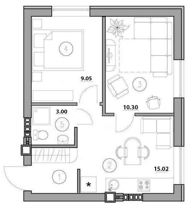 Повноцінна 2к квартира по найнижчій ціні на ринку!!! Святопетрівське (Києво-Свят.р-н) - зображення 3