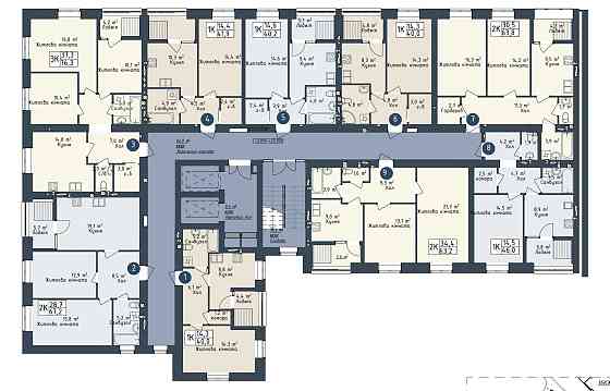 2-к квартира в Одеса-Сіті, цегла, паркінг, газ, розстрочка БЕЗ комісії Одесса