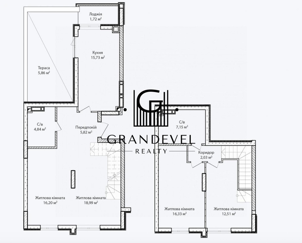 Продаж ДВОРІВНЕВОЇ 4 кімнатної квартири в ЖК «Синергія Сіті», Ірпінь Ирпень - изображение 2