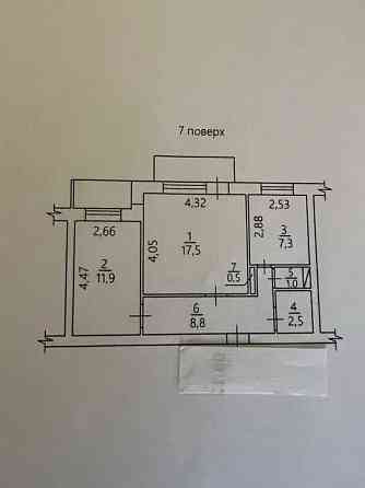 2-комнатная квартира на Фонтанской дороге, 7 Одесса