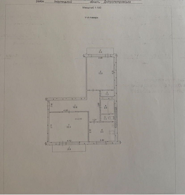 Продаю квартиру 2 к Ингулец  - зображення 1