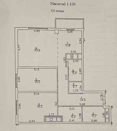 Гольфстрим, 2к 105м с кухней 36м. Полная комплектация. Паркинг в цене. Одесса