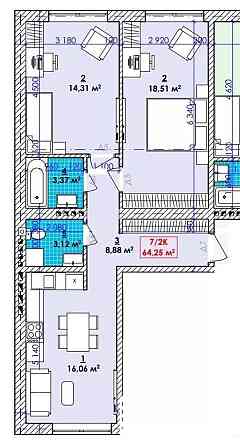 ТЕРМІНОВО! 2х кім в Готовому Будинку 64 м2 Ивано-Франковск