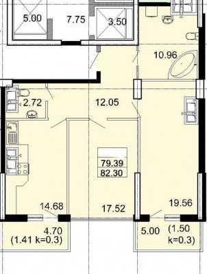 Шикарная двухкомнатная квартира в ЖК Акрополь. Парк Победы Одесса - изображение 8