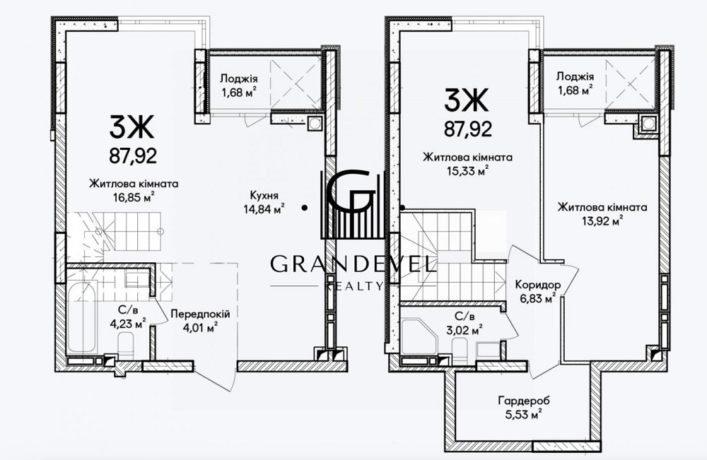 Продаж дворівневої 3 кімнатної квартири в ЖК «Синергія Сіті», Ірпінь Ирпень - изображение 2