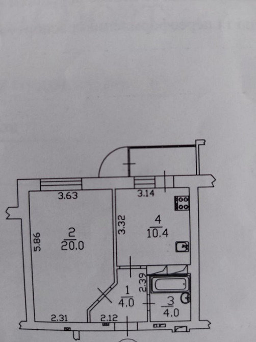 Однокімнатна квартира по вул.Бориспільська, 6 Киев - изображение 5
