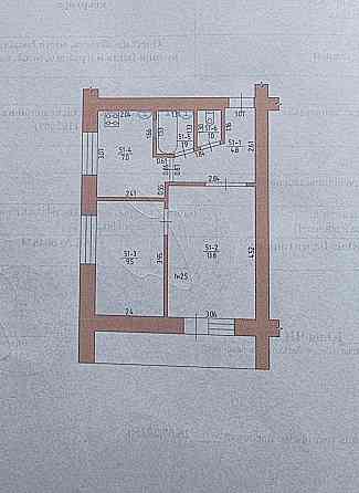 2-комнатная квартира на 4-м этаже Ізмаїл