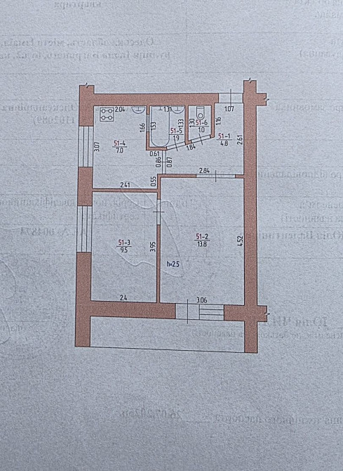 2-комнатная квартира на 4-м этаже Ізмаїл - зображення 5
