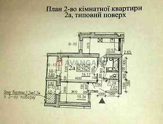 2-кімнатна квартира 58м2 в новому будинку Черкаси