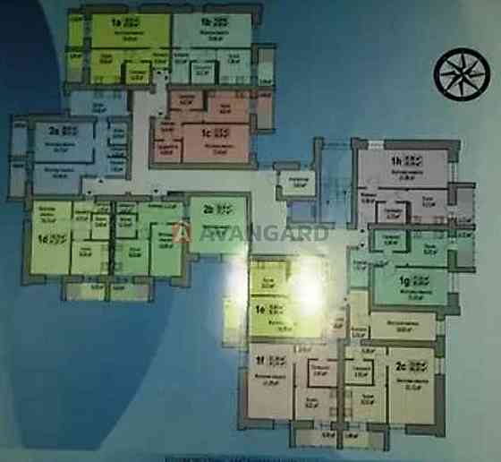 2-кімнатна квартира 58м2 в новому будинку Черкаси