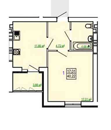 Продам 1 ком квартиру в новострое ЖК Сказка Холодная Гора.L Харьков