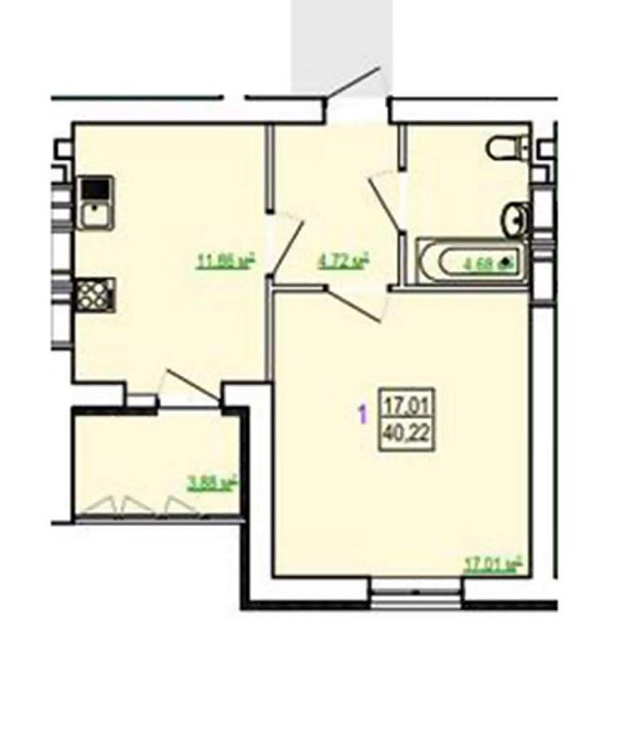 Продам 1 ком квартиру в новострое ЖК Сказка Холодная Гора.L Харків - зображення 1