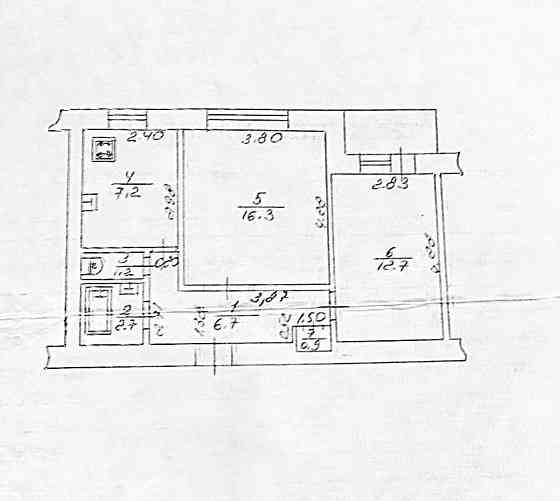 Продаж 2-кімнатної квартири біля РАГСу Луцьк