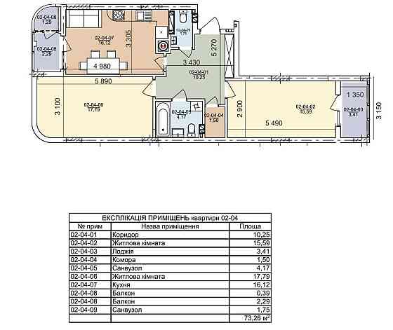 Продаж 2-кім квартири по вул Наукова Трускавецька Львов