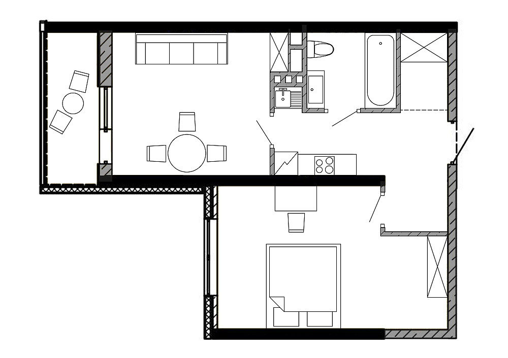 Продам квартиру Жк Апельсин 2к-планування 44кв Одесса - изображение 8