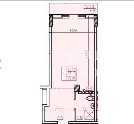 Продам студию ЖК Олимпиец Французский бульвар пр-т Шевченко 2этаж 38m2 Одесса